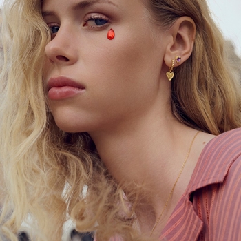 Rosalinde Hoops in Vergoldet Silber von Maanesten 3